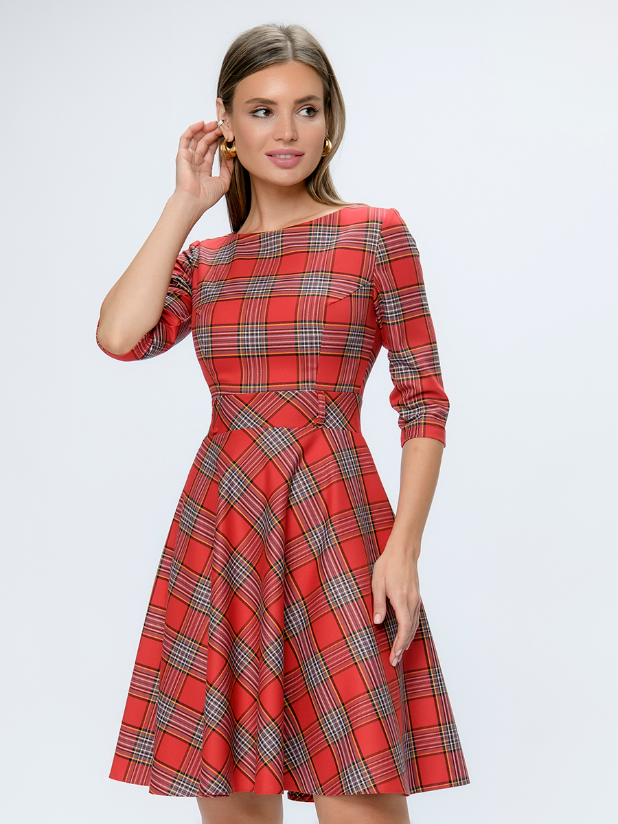 

Платье женское 1001dress 100928 красное 46 RU, 100928