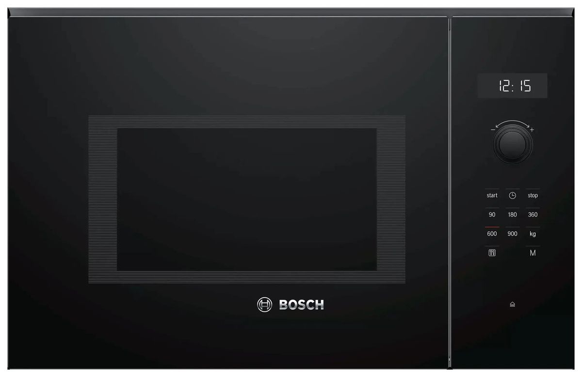 

Микроволновая печь Bosch BFL554MB0, встраиваемая, 25л, 900Вт, черный