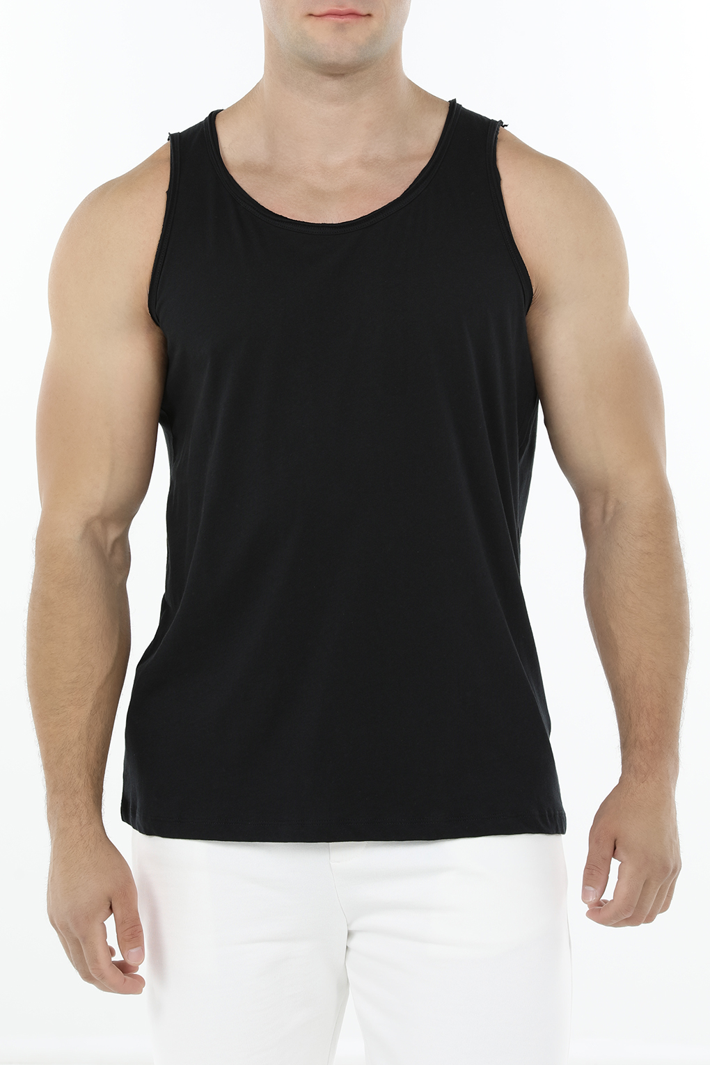 

Майка мужская OVS 2059542 черная 2XL, Черный, 2059542