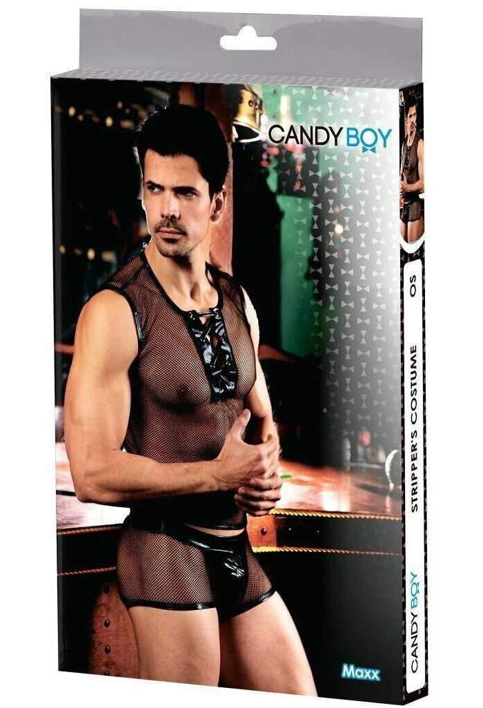 

Костюм стриптизера Candy Boy Maxx (майка, трусы), черный, OS, 801013