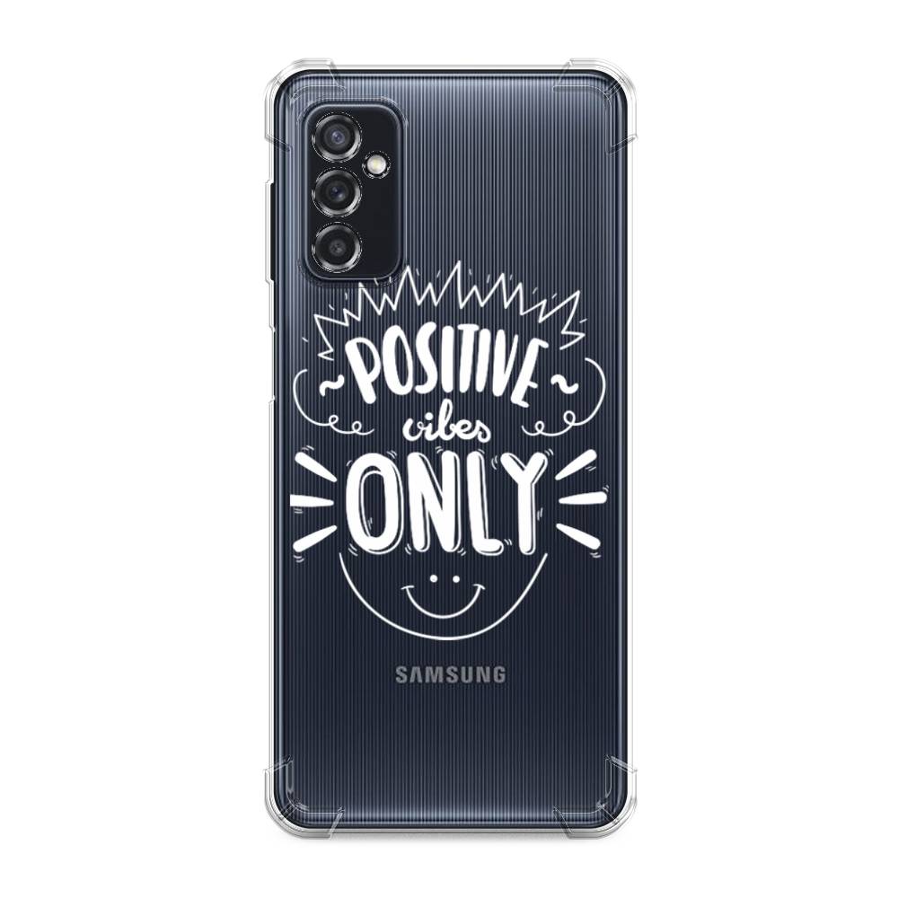 

Чехол Awog на Samsung Galaxy M52 / Самсунг M52 "Positive vibes only графика", Разноцветный, 2104351-1