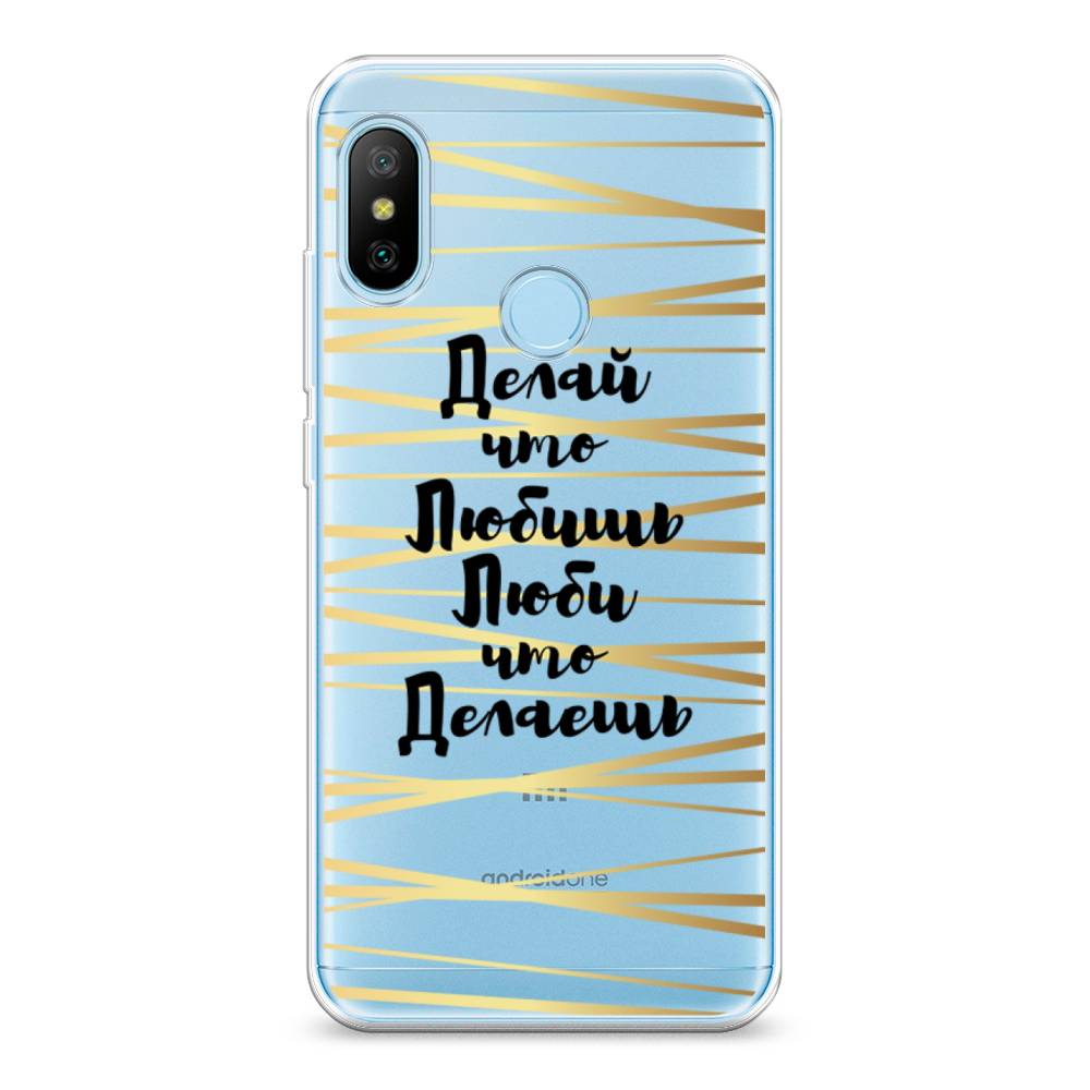 

Чехол Awog на Xiaomi Redmi 6 Pro/6 Plus/Mi A2 Lite "Делай что любишь", Разноцветный, 33950-7