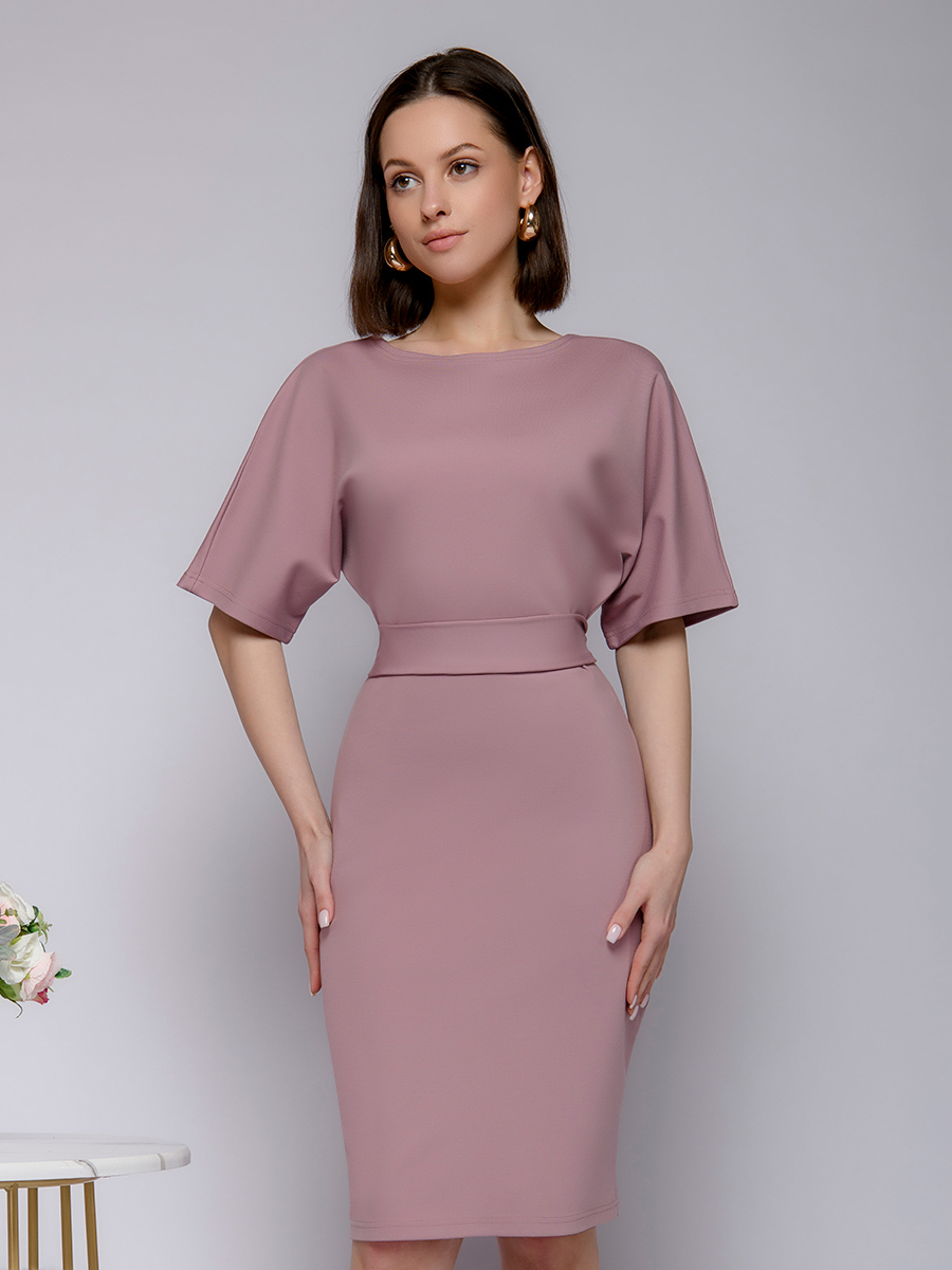 

Платье женское 1001dress 100211 розовое 42 RU, Розовый, 100211