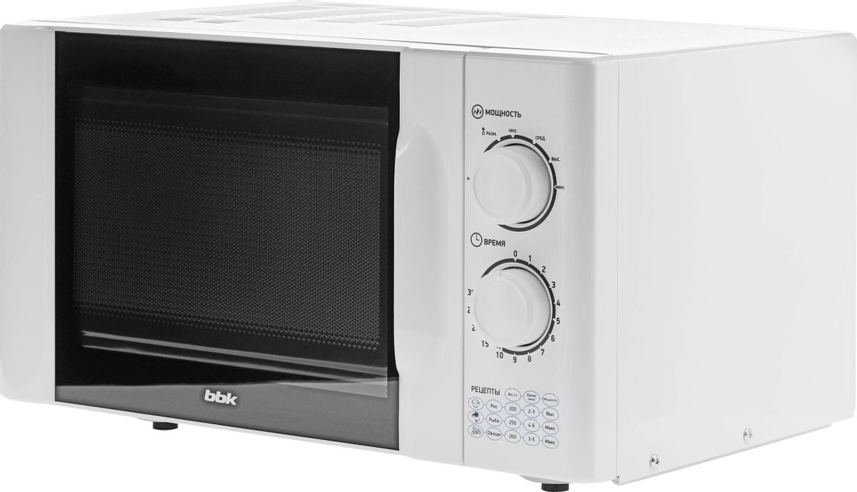

Микроволновая печь BBK 23MWS-927M/W/RU MG, 900Вт, 23л, белый