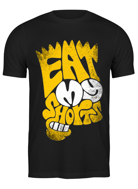 

Футболка мужская Printio Eay my shorts черная S, Eay my shorts