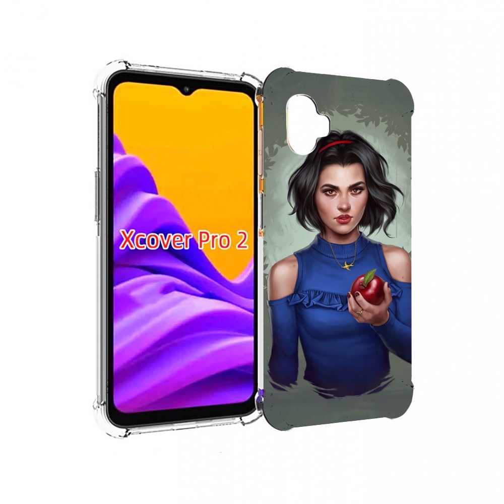 

Чехол MyPads девушка-с-яблоком женский для Samsung Galaxy Xcover Pro 2, Прозрачный, Tocco