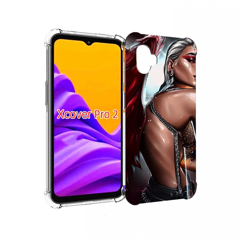 

Чехол MyPads девушка-с-крыльями женский для Samsung Galaxy Xcover Pro 2, Прозрачный, Tocco