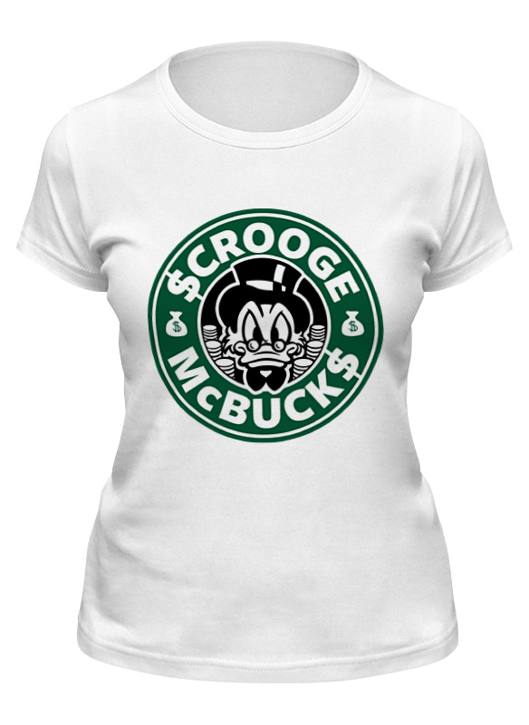 

Футболка женская Printio Scrooge mcbucks (starbucks) белая 2XL, Белый, Scrooge mcbucks (starbucks)