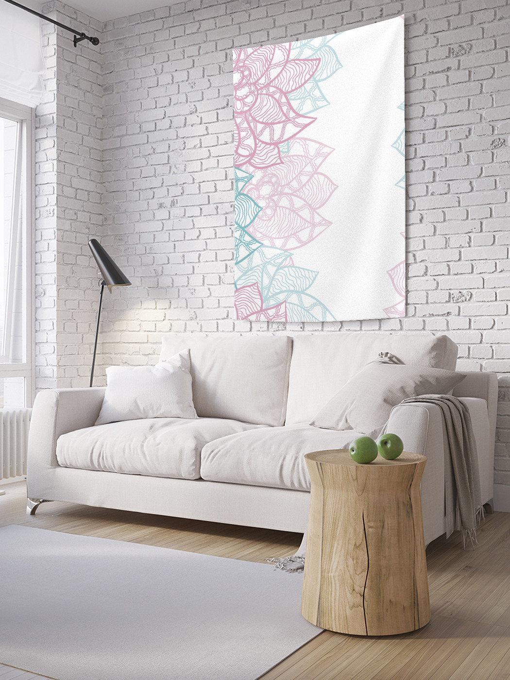 

Вертикальное фотопанно на стену JoyArty Ажурные цветы 150x200 см, Ажурные цветы