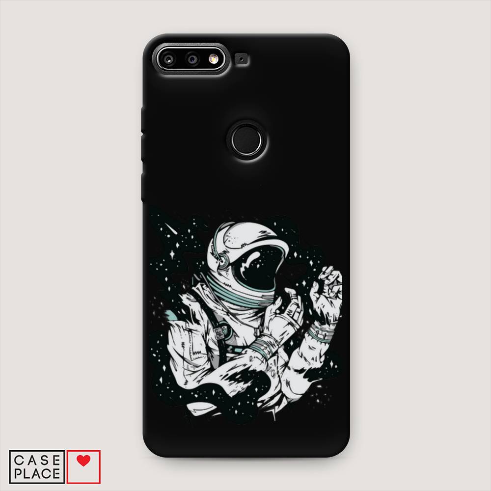 

Чехол Awog на Honor 7C Pro "Космонавт арт", Черный;белый;прозрачный, 65552-1