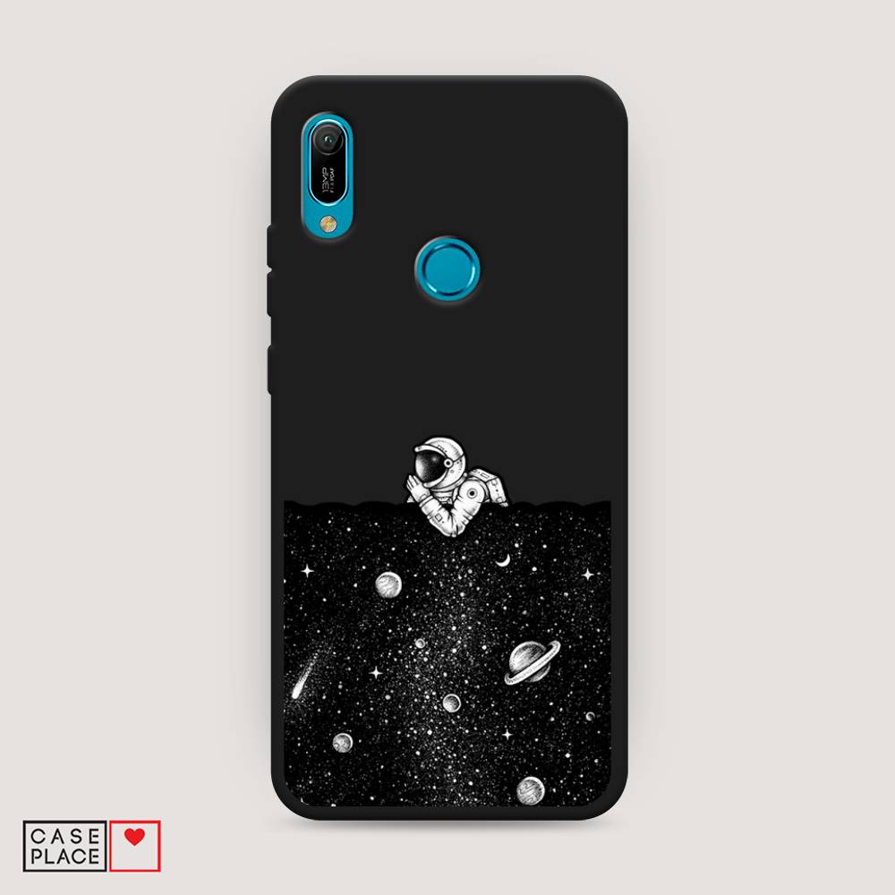 

Чехол Awog на Huawei Y6 2019 "Космический сон", Серый, 68652-1