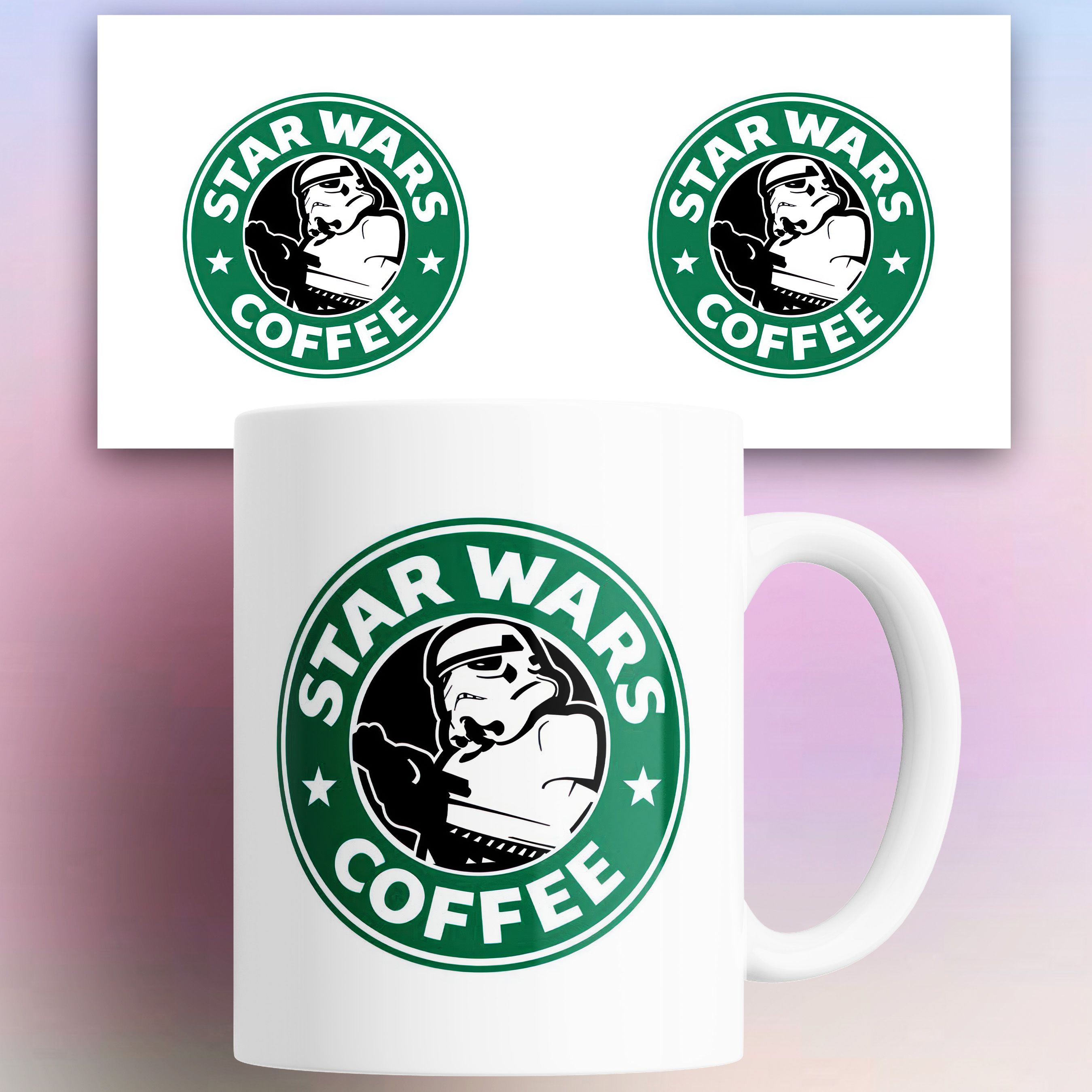 

Кружка с приколом Звездные войны кофе Coffee Star Wars 330 мл