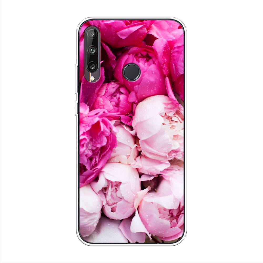 

Чехол Awog на Huawei P40 lite E "Пионы розово-белые", Белый;розовый, 612450-8