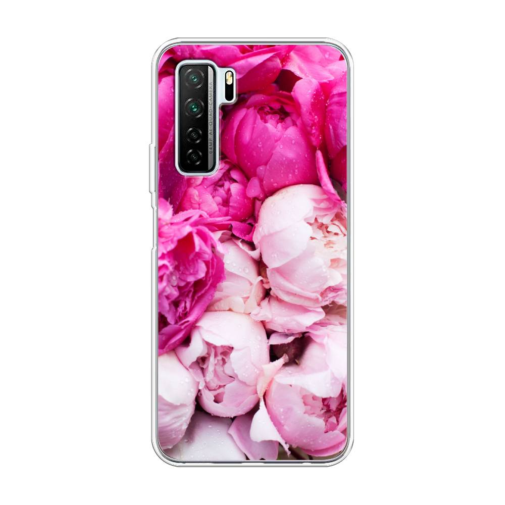

Чехол Awog на Huawei P40 lite 5G "Пионы розово-белые", Белый;розовый, 6103050-8