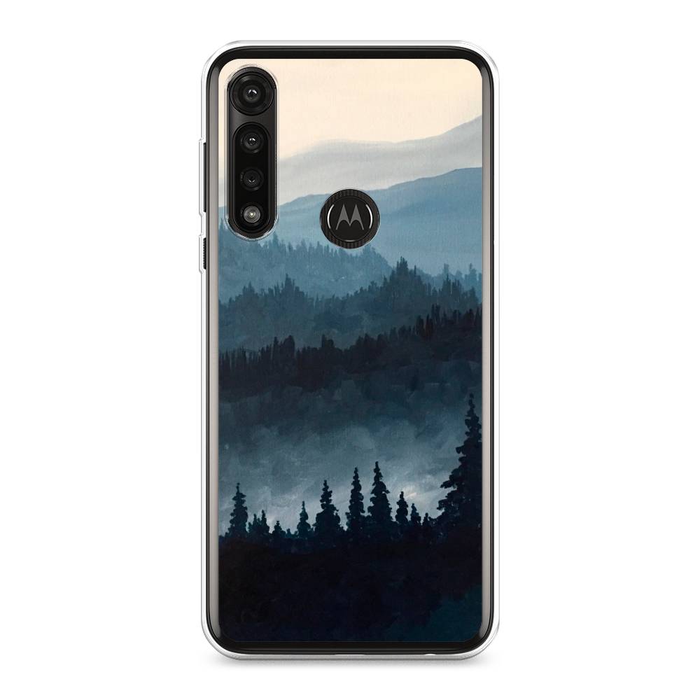 фото Силиконовый чехол "туманные горы" на motorola moto g power 2020 awog