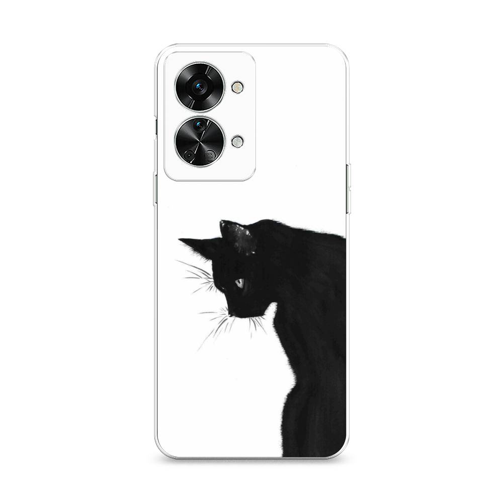

Чехол Awog на OnePlus Nord 2T / ВанПлас Норд 2T "Black cat", Разноцветный, 153250-1