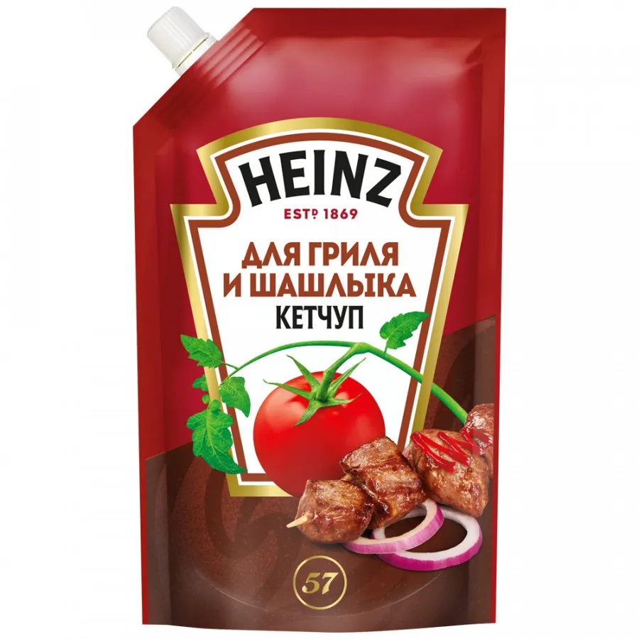 

Кетчуп Heinz Овощи на гриле для шашлыка 320 г