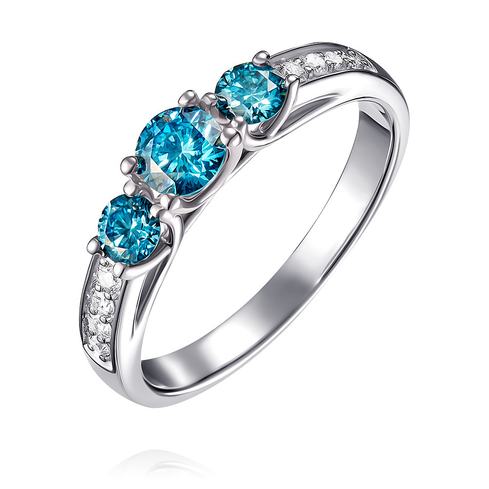 

Кольцо из белого золота с бриллиантом выращенным р.  ADAMAS 1424715-А51Д-423, 1424715-А51Д-423