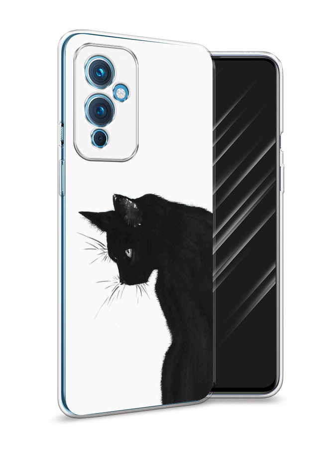 

Чехол Awog на OnePlus 9 LE2110 / ВанПлас 9 LE2110 "Black cat", Разноцветный, 152750-1
