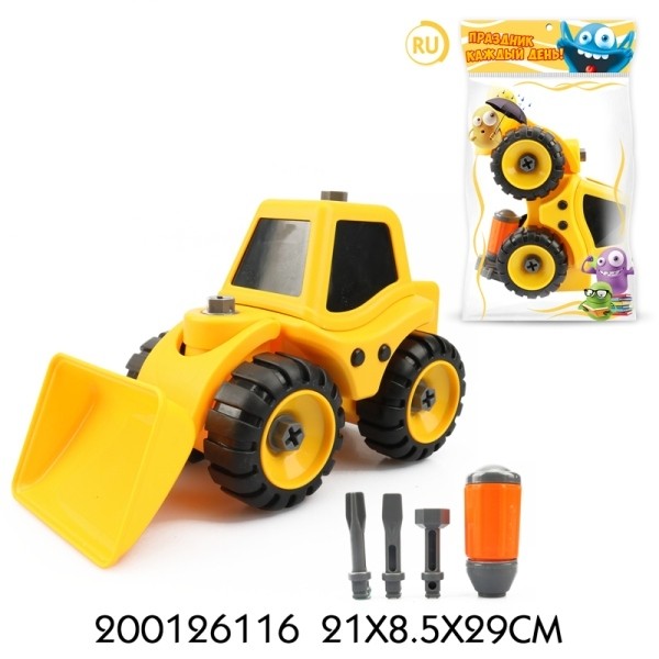 фото Конструктор-скрутка s+s toys машина 200126116