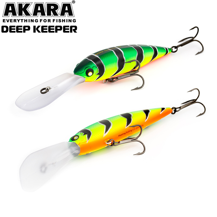 

Воблер Akara Deep Keeper 110F 32 гр 1-1/7 oz 4,3 in A107, Разноцветный, Deep Keeper
