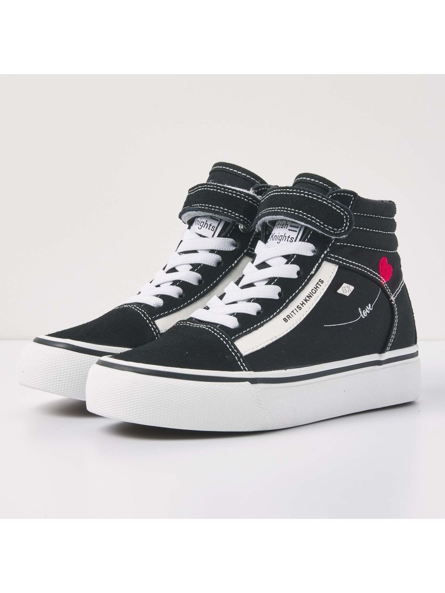 

Кеды детские British Knights MACK MID PLATFORM, черный, 35, MACK MID PLATFORM