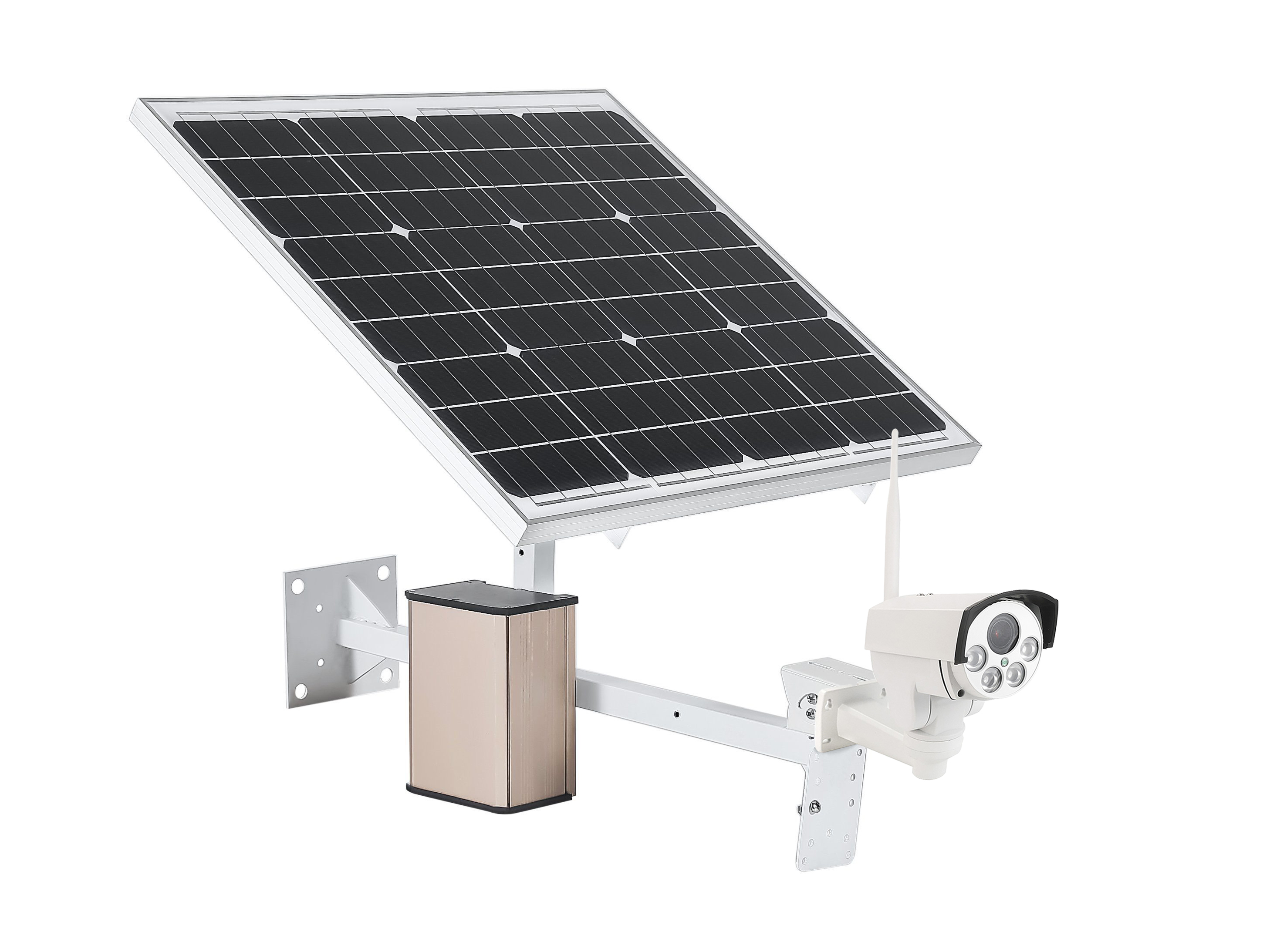 Комплект 3G 4G камера на солнечных батареях Link Solar NC47G-60W-40AH 160921353 светильник на солнечных батареях uniel ulv m42s 60w 4000к sol sensor ip65 ul 00007719