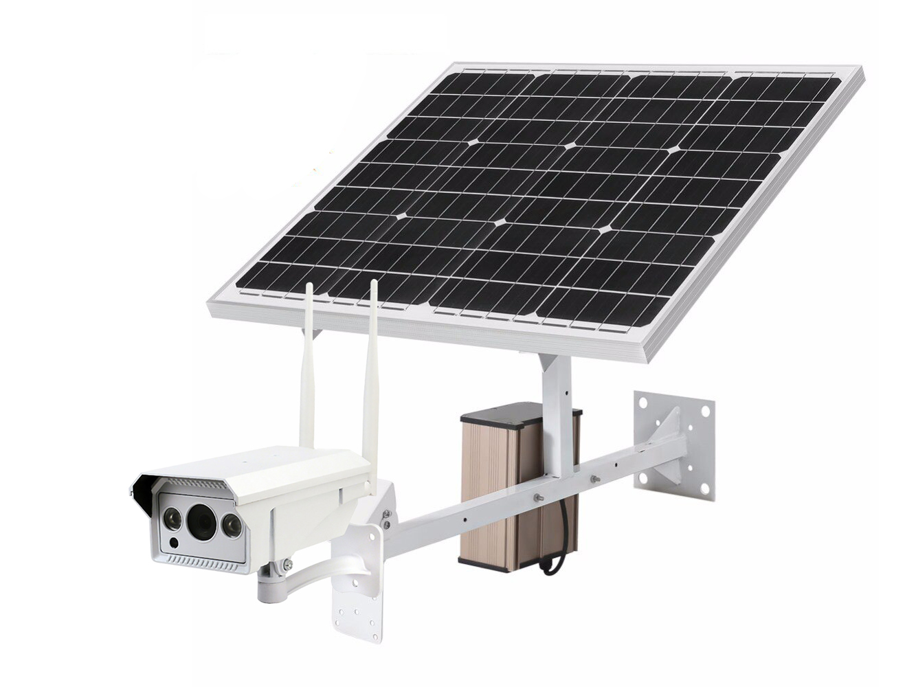 Комплект 3G 4G камера на солнечных батареях Link Solar NC17G-60W-40AH 160921352 светильник на солнечных батареях uniel ulv m42s 60w 4000к sol sensor ip65 ul 00007719