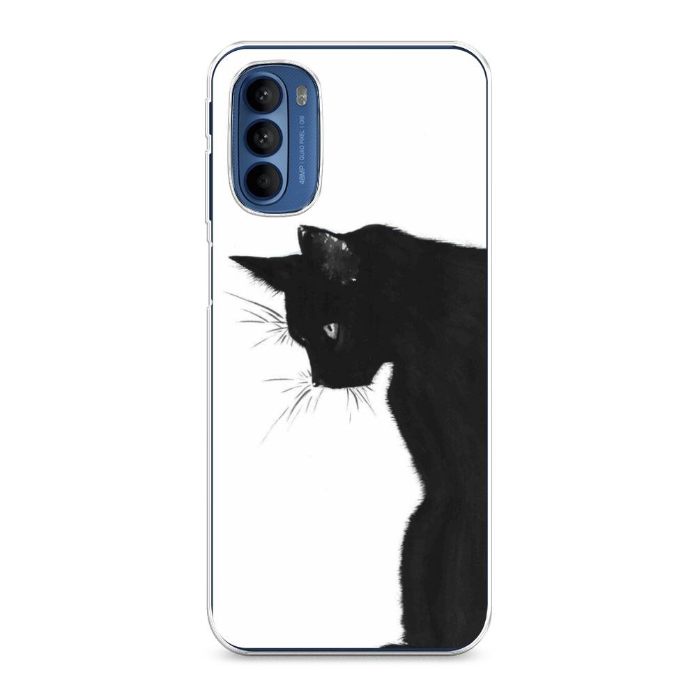 

Чехол Awog на Motorola Moto G31/G41 "Black cat", Разноцветный, 242550-1
