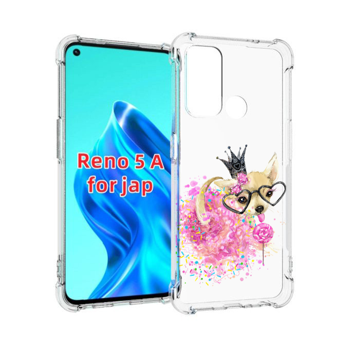 

Чехол MyPads сладкая принцесса для Oppo Reno 5A, Прозрачный, Tocco