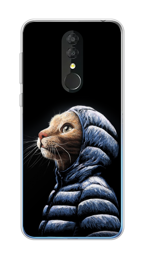 

Чехол Awog на Alcatel 3 5053Y (2019) / Алкатель 3 5053Y (2019) "Кот в капюшоне", Разноцветный, 170550-2