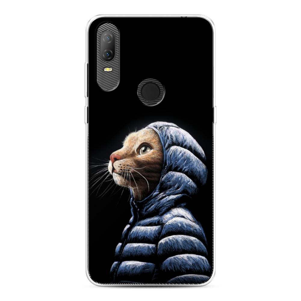 

Чехол Awog на Alcatel 1V (2020) 5007U / Алкатель 1V (2020) 5007U "Кот в капюшоне", 170950-2