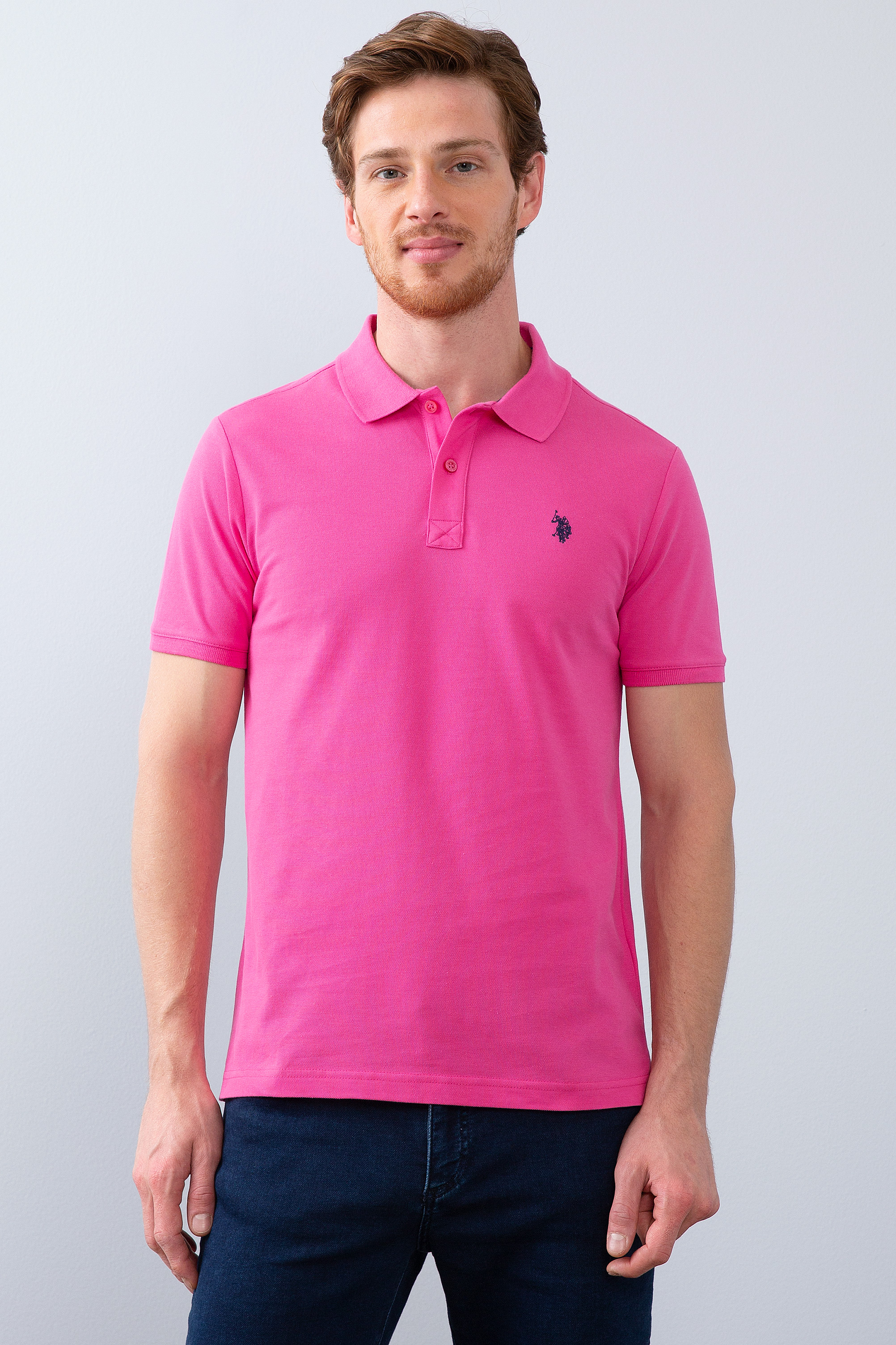 

Футболка мужская U.S. POLO Assn. G081GL0110GTP04IY9 розовая M, G081GL0110GTP04IY9
