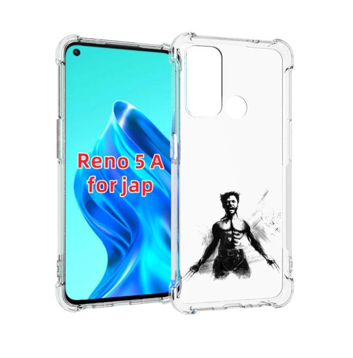 

Чехол MyPads росомаха для Oppo Reno 5A, Прозрачный, Tocco