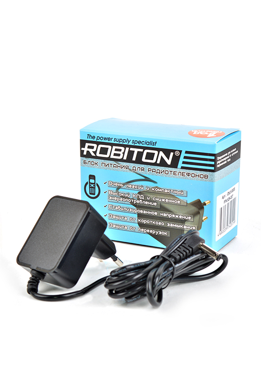 

Блок питания ROBITON ID6.5-500S, ROBITON ID6.5-500S 6.5V-0.5A 4.8x1.7/15 (+)