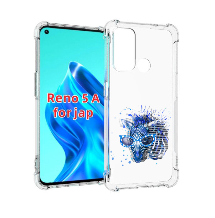 

Чехол MyPads расплывчатая зебра для Oppo Reno 5A, Прозрачный, Tocco
