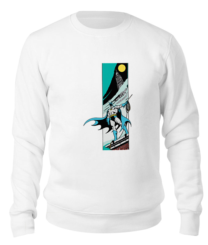 

Свитшот унисекс Printio Cityswag batman белый XL, Cityswag batman