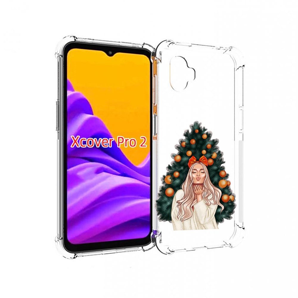 

Чехол MyPads девушка-под-елкой-с-мандаринами женский для Samsung Galaxy Xcover Pro 2, Прозрачный, Tocco