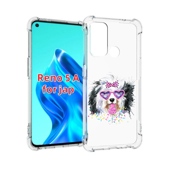 

Чехол MyPads пушистик для Oppo Reno 5A, Прозрачный, Tocco