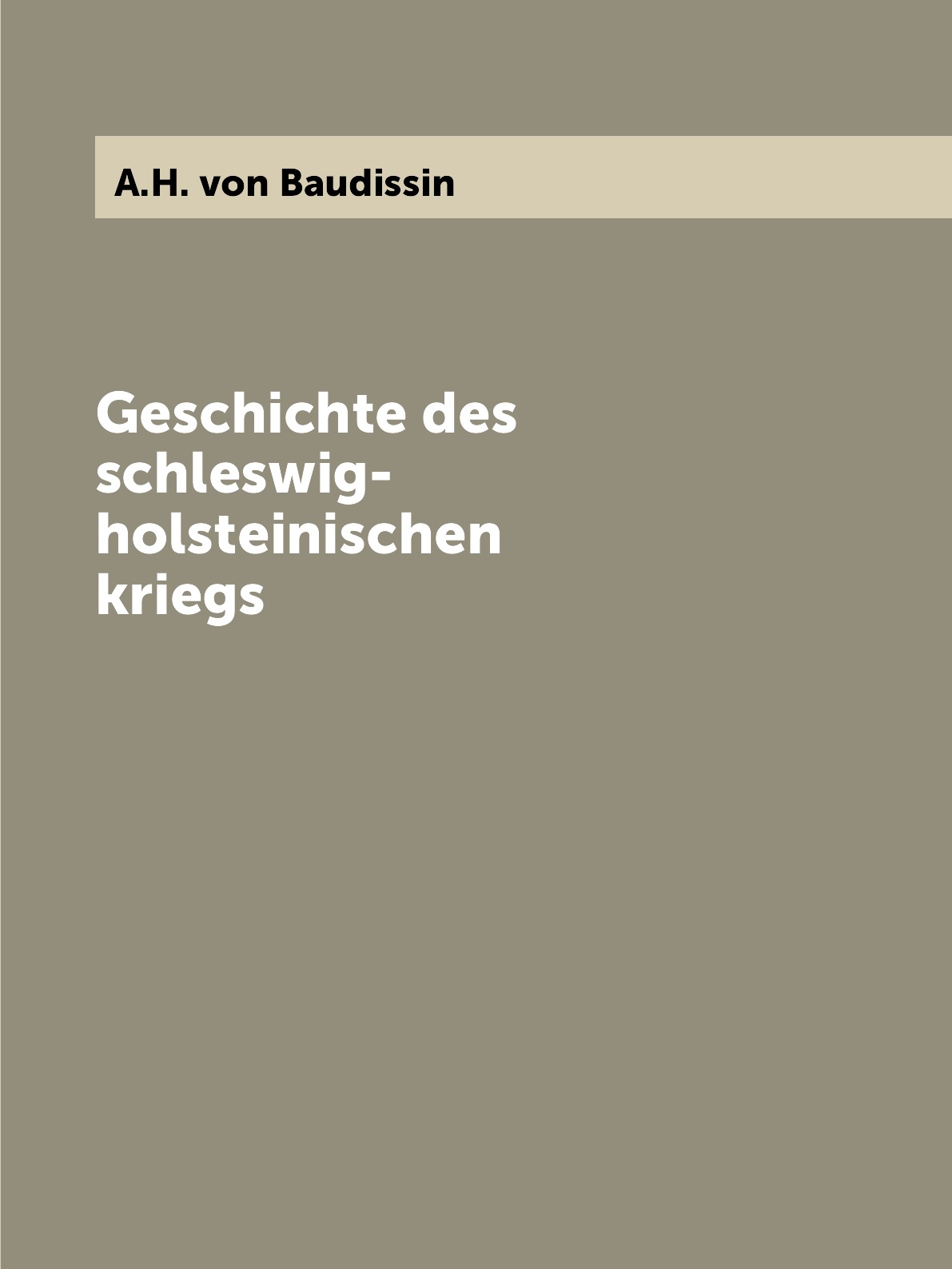 

Geschichte des schleswig-holsteinischen kriegs