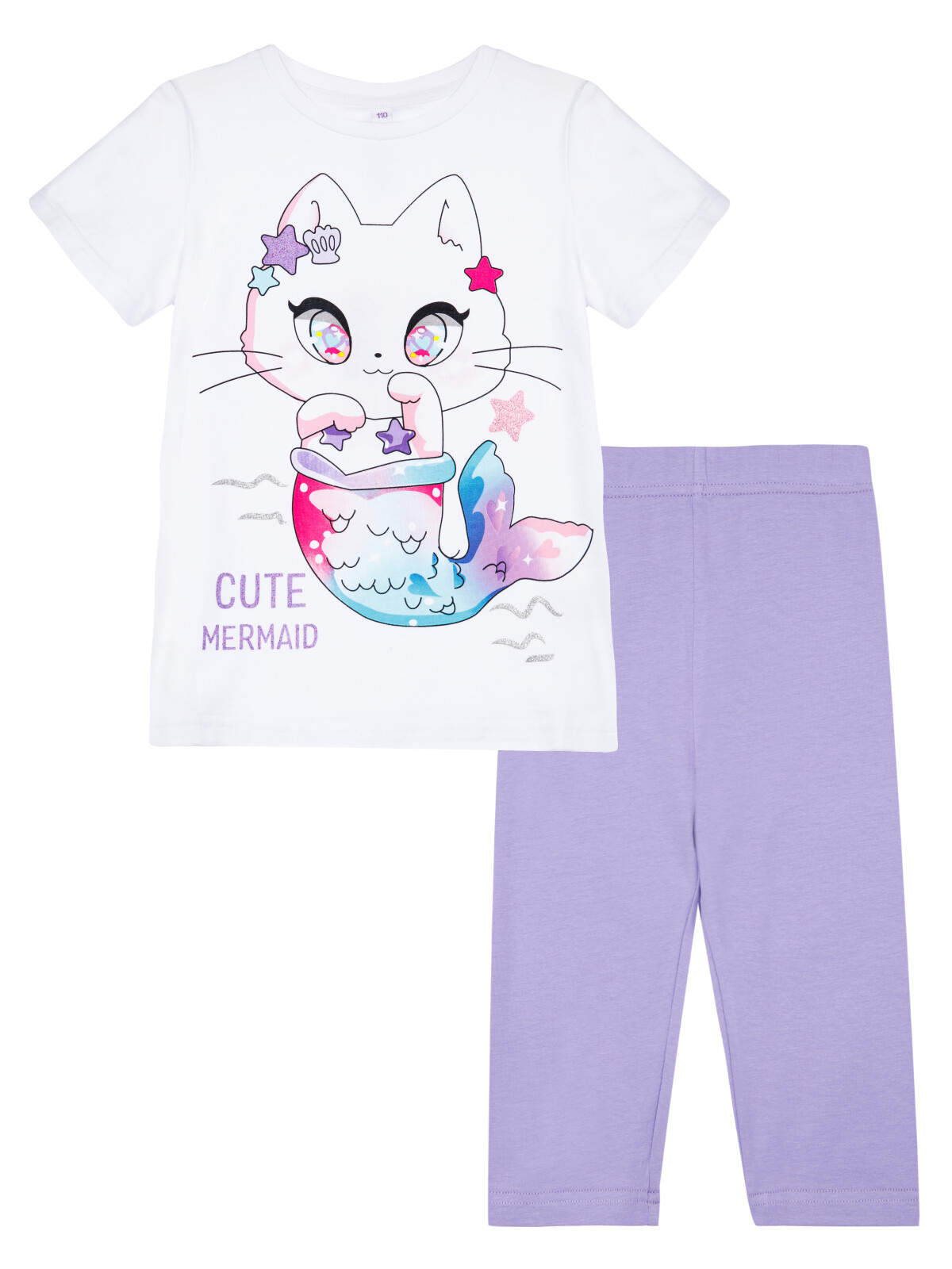 

Костюм повседневный PlayToday 12422298, белый; фиолетовый, 122, 12422298