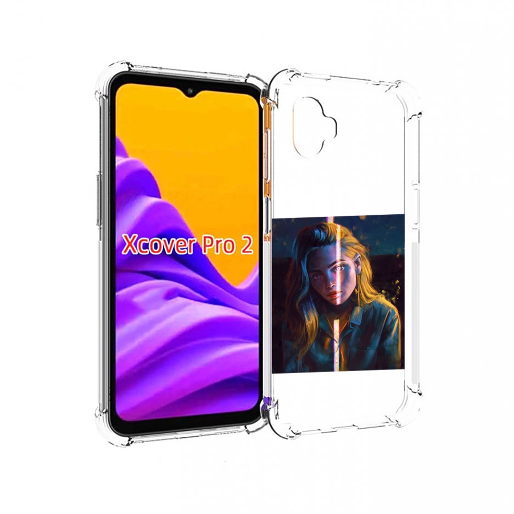 

Чехол MyPads девушка-в-тени для Samsung Galaxy Xcover Pro 2, Прозрачный, Tocco