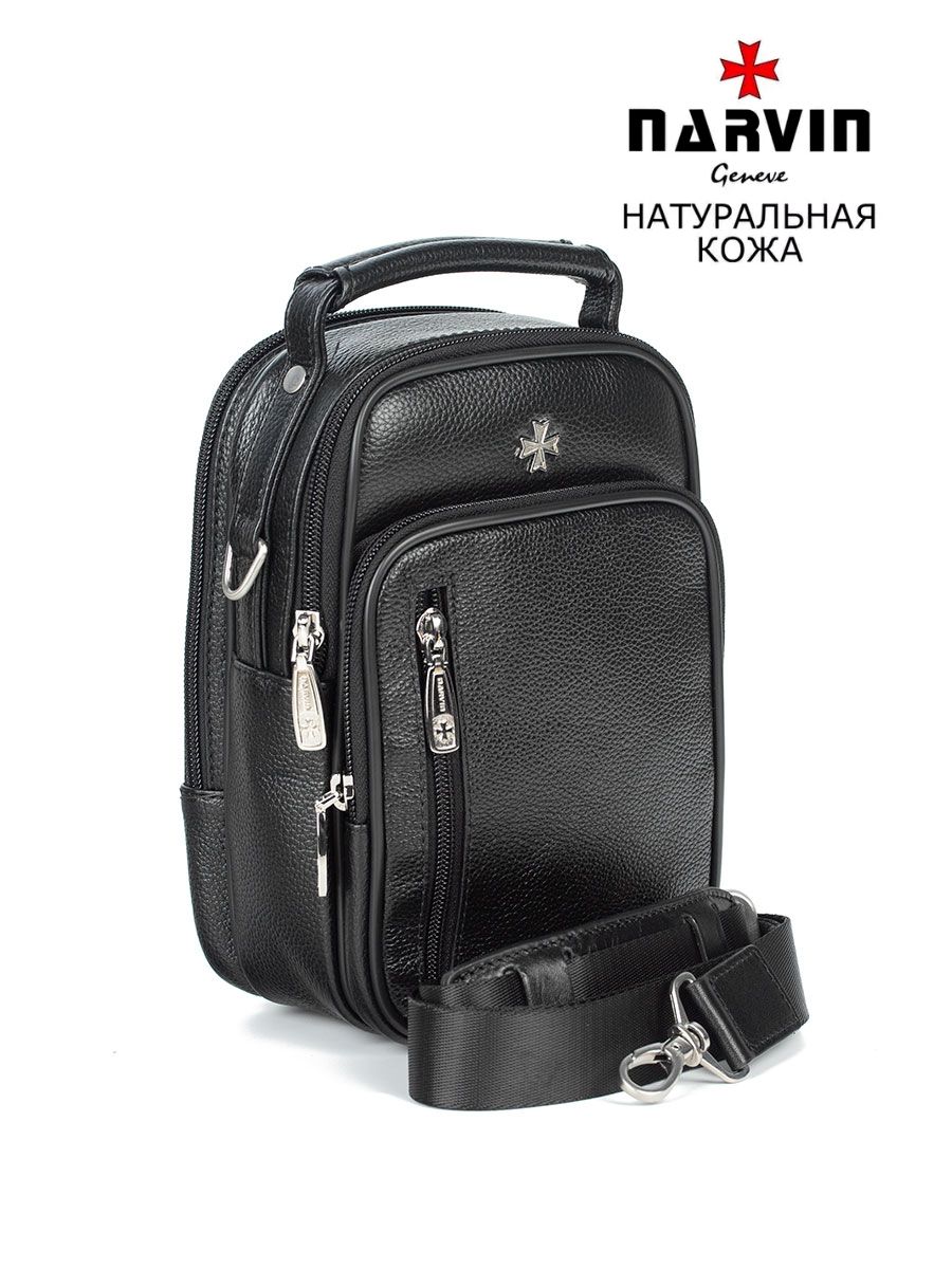 Сумка мужская Narvin 9475, polo black