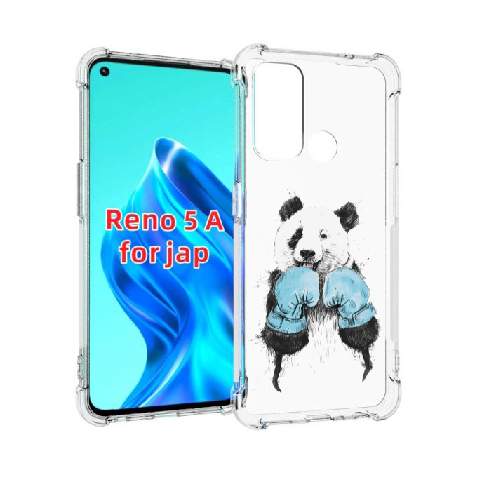 

Чехол MyPads панда боксер для Oppo Reno 5A, Прозрачный, Tocco