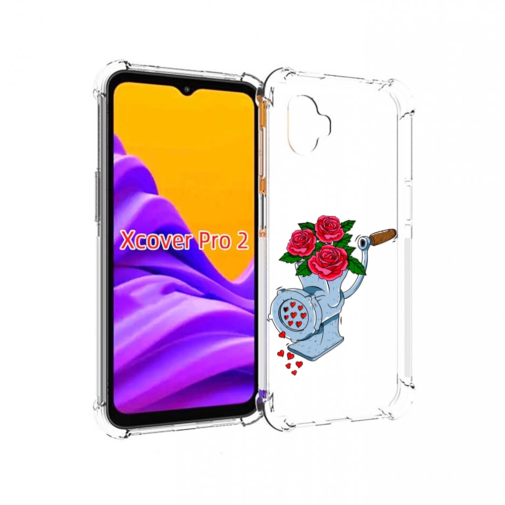 

Чехол MyPads Цветочные сердца для Samsung Galaxy Xcover Pro 2, Прозрачный, Tocco