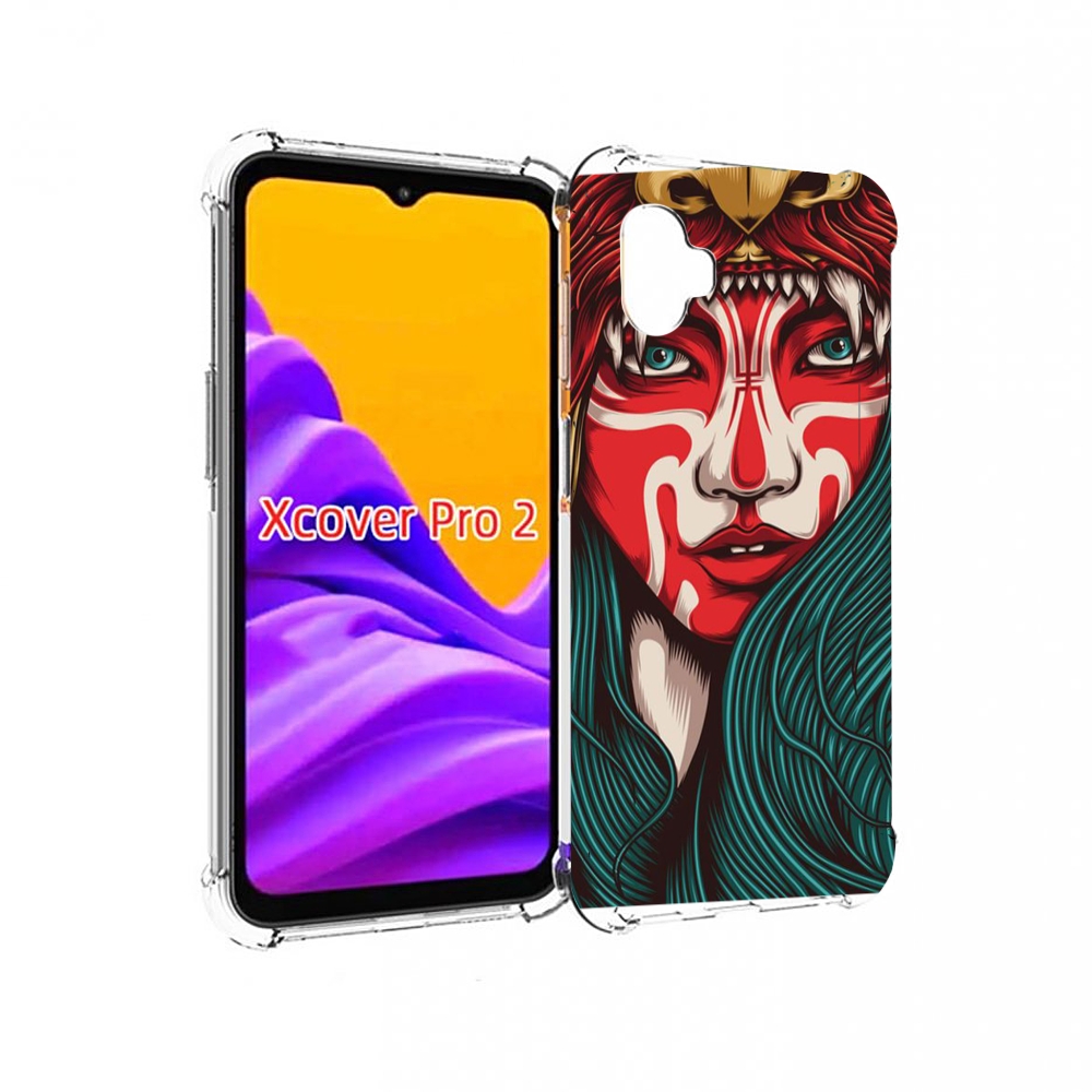 

Чехол MyPads девушка-в-маскировке для Samsung Galaxy Xcover Pro 2, Прозрачный, Tocco