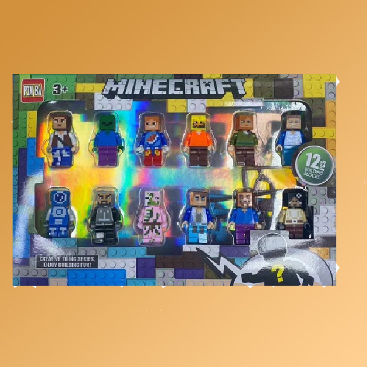 

Набор фигурок Майнкрафт конструктор minecraft спецназ фигурки, 12 шт