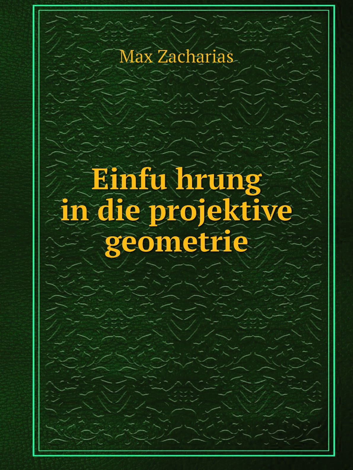 

Einfuhrung in die projektive geometrie