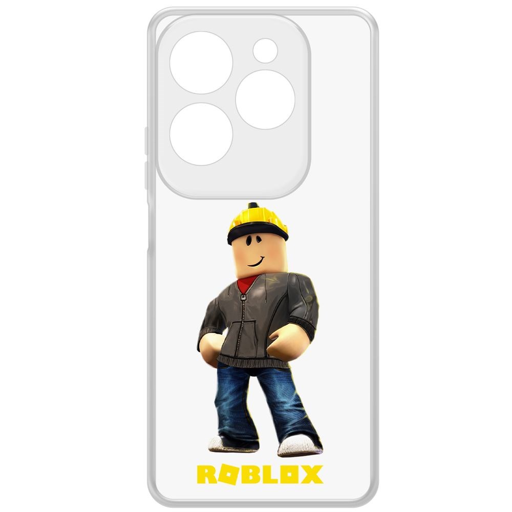 

Чехол-накладка Krutoff Clear Case Roblox-Строитель для INFINIX Hot 40 Pro, Прозрачный