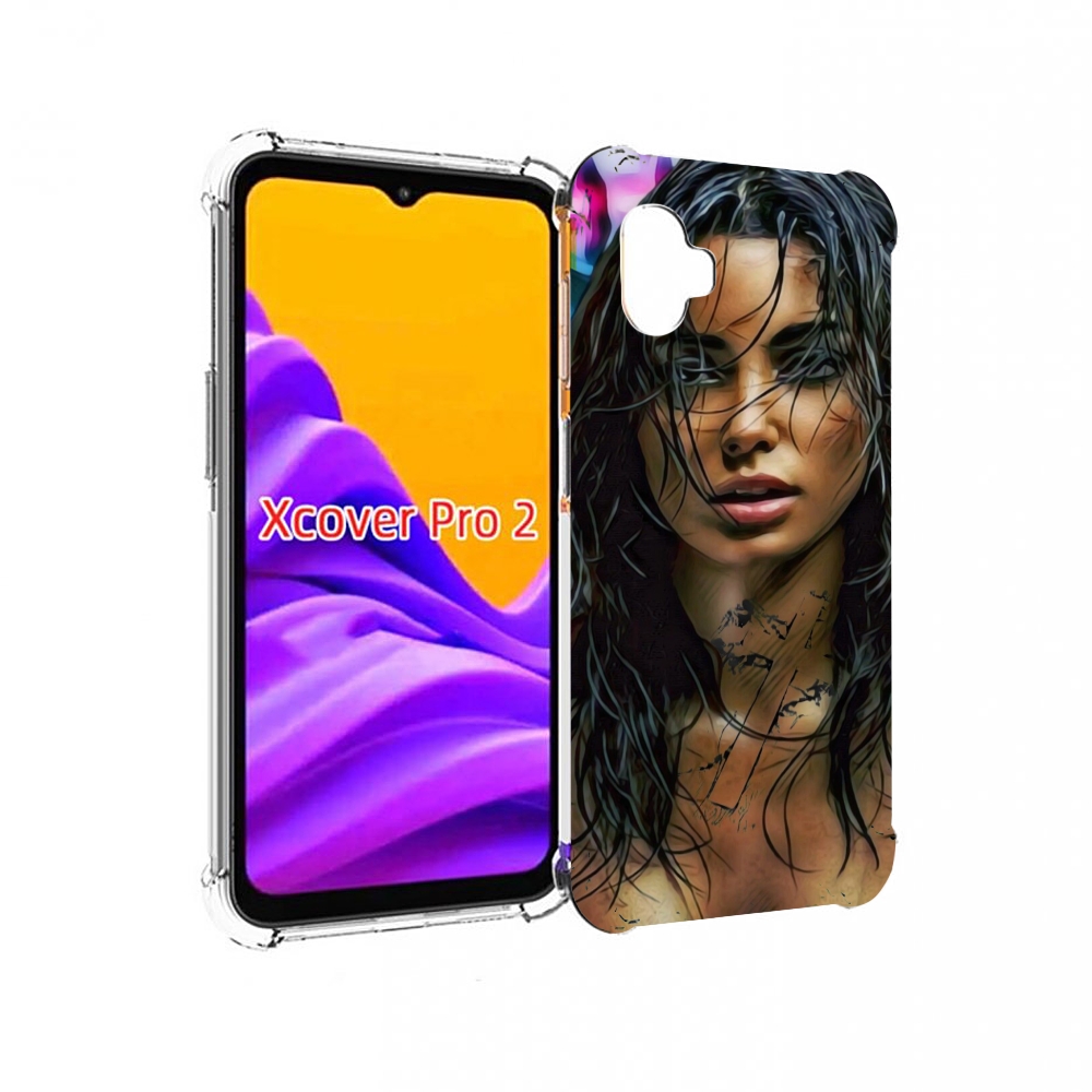 

Чехол MyPads девушка с мокрыми волосами женский для Samsung Galaxy Xcover Pro 2, Прозрачный, Tocco